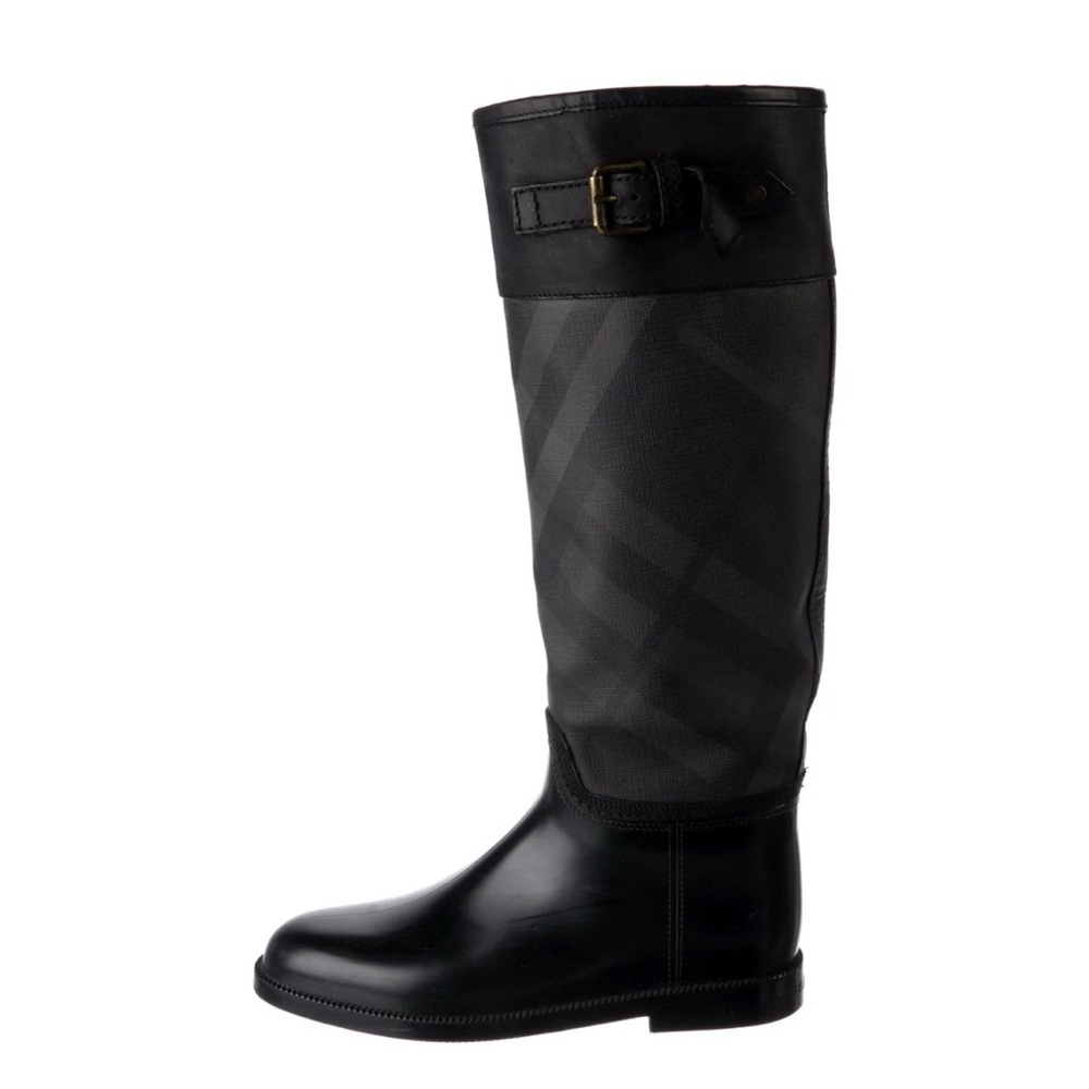 Burberry Black Knee-High Boots - Picture 2 of 5